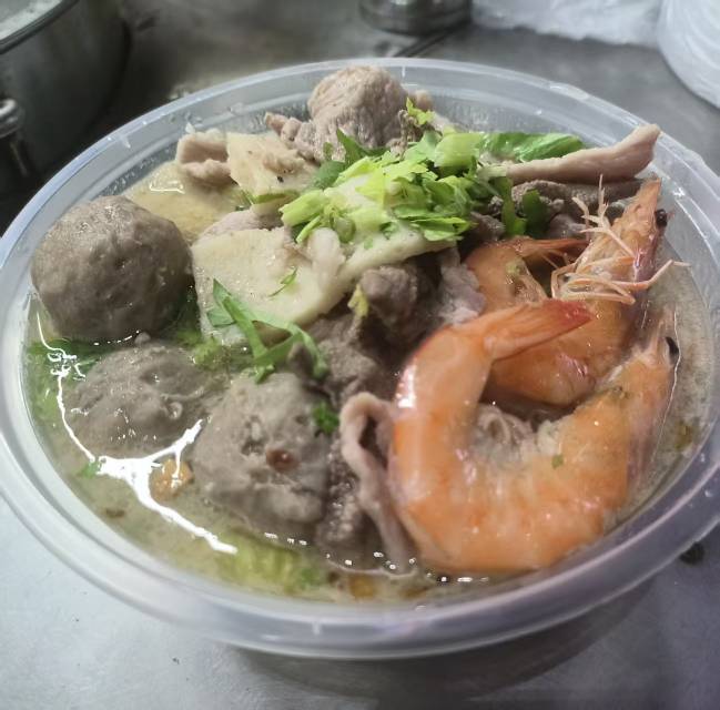 猪杂+鲜虾