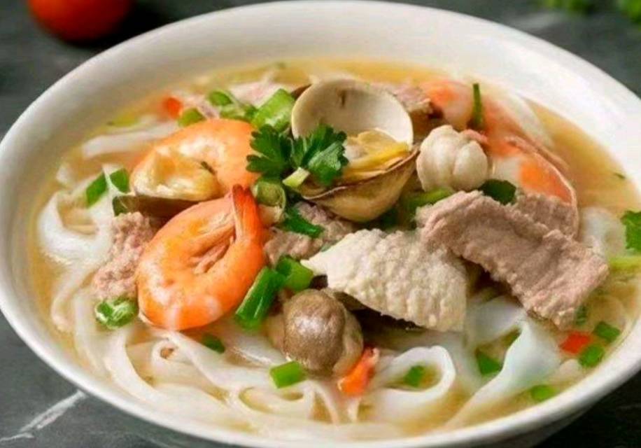 柠檬海鲜粿条